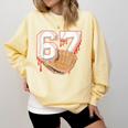 Baseball 67 Six Seven Alpha Slang 6 7 Meme Kids Teachers Boy Comfort Colors Sweatshirt Blue Spruce Baseball 67 Six Seven Alpha Slang 6 7 Meme Kids Teachers Boy Comfort Colors Sweatshirt Blue Spruce