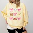 Baseball Coquette Bow Baseball Mama Baseball Mom Premium Comfort Colors Sweatshirt Blue Spruce Baseball Coquette Bow Baseball Mama Baseball Mom Premium Comfort Colors Sweatshirt Blue Spruce