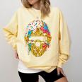 Baseball Drip For Boys Ice Cream Drip Youth Boys Catcher's Comfort Colors Sweatshirt Blue Spruce Baseball Drip For Boys Ice Cream Drip Youth Boys Catcher's Comfort Colors Sweatshirt Blue Spruce