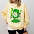 Baseball Drip Icecream Apparel Youth Boy St Patricks Day Comfort Colors Sweatshirt Blue Spruce