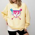 Baseball Drip Purple Glove Respect The Drip Youth Boys Girls Comfort Colors Sweatshirt Blue Spruce Baseball Drip Purple Glove Respect The Drip Youth Boys Girls Comfort Colors Sweatshirt Blue Spruce