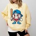 Baseball Drippy Style Apparel For Boys Youth Cool Baseball Comfort Colors Sweatshirt Blue Spruce Baseball Drippy Style Apparel For Boys Youth Cool Baseball Comfort Colors Sweatshirt Blue Spruce