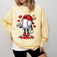 Baseball Ice Cream Drip Valentines Day Sports For Kids Boys Comfort Colors Sweatshirt Blue Spruce Baseball Ice Cream Drip Valentines Day Sports For Kids Boys Comfort Colors Sweatshirt Blue Spruce