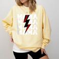 Baseball Mama Baseball Mom Comfort Colors Sweatshirt Blue Spruce