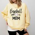 Baseball Mom Cute Arrow Father's Mother's Xmas Day Comfort Colors Sweatshirt Blue Spruce