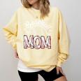 Baseball Mom Cute Baseball Mama Proud Senior Baseball Player Premium Comfort Colors Sweatshirt Blue Spruce