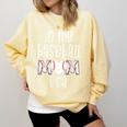 Baseball Mom Era Gameday In My Baseball Mom Era Comfort Colors Sweatshirt Blue Spruce