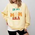 In My Baseball Mom Era Baseball Retro Groovy Mom Comfort Colors Sweatshirt Blue Spruce In My Baseball Mom Era Baseball Retro Groovy Mom Comfort Colors Sweatshirt Blue Spruce