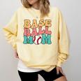Baseball Mom Groovy Baseball Mom Comfort Colors Sweatshirt Blue Spruce Baseball Mom Groovy Baseball Mom Comfort Colors Sweatshirt Blue Spruce