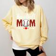Baseball Mom Leopard Sports Players Mother's Day Comfort Colors Sweatshirt Blue Spruce Baseball Mom Leopard Sports Players Mother's Day Comfort Colors Sweatshirt Blue Spruce
