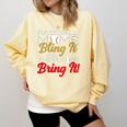 Baseball Moms Bling It & Their Sons Bring It For Women Comfort Colors Sweatshirt Blue Spruce Baseball Moms Bling It & Their Sons Bring It For Women Comfort Colors Sweatshirt Blue Spruce
