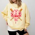 Baseball Pink Camo Ice Cream Youth Boys Girls Comfort Colors Sweatshirt Blue Spruce Baseball Pink Camo Ice Cream Youth Boys Girls Comfort Colors Sweatshirt Blue Spruce