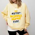 Best Baseball Umpire Job Occupation Premium Tri-Blend Comfort Colors Sweatshirt Blue Spruce