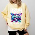 Bruh It's My 67 33 Days Of School Baseball 100 Days Smarter Comfort Colors Sweatshirt Blue Spruce Bruh It's My 67 33 Days Of School Baseball 100 Days Smarter Comfort Colors Sweatshirt Blue Spruce