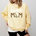 Cute Baseball Mom Leopard Print Mom For Mother's Day Comfort Colors Sweatshirt Blue Spruce Cute Baseball Mom Leopard Print Mom For Mother's Day Comfort Colors Sweatshirt Blue Spruce