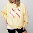 Distressed Baseball Number 44 Jersey Uniform Player Fan Comfort Colors Sweatshirt Blue Spruce