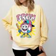 Drip Baseball Boy Youth Kid Ice Cream Dripping Baseball Bruh Comfort Colors Sweatshirt Blue Spruce Drip Baseball Boy Youth Kid Ice Cream Dripping Baseball Bruh Comfort Colors Sweatshirt Blue Spruce