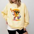 Drippy Pizza Baseball Slice Cartoon Sports Food Comfort Colors Sweatshirt Blue Spruce Drippy Pizza Baseball Slice Cartoon Sports Food Comfort Colors Sweatshirt Blue Spruce