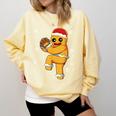 Gingerbread Man Baseball Christmas Comfort Colors Sweatshirt Blue Spruce Gingerbread Man Baseball Christmas Comfort Colors Sweatshirt Blue Spruce