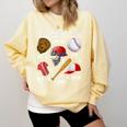 God Says I Am Baseball Player Catcher Pitcher Boys Men Comfort Colors Sweatshirt Blue Spruce