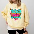 Happy 100 Days Of School Costume Baseball Drip Ice Cream Comfort Colors Sweatshirt Blue Spruce Happy 100 Days Of School Costume Baseball Drip Ice Cream Comfort Colors Sweatshirt Blue Spruce