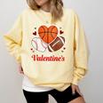 Happy Valentine’s Basketball Football Valentine Baseball Comfort Colors Sweatshirt Blue Spruce Happy Valentine’s Basketball Football Valentine Baseball Comfort Colors Sweatshirt Blue Spruce