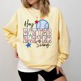 Hey Batter Batter Swing Graphic For Baseball Moms Comfort Colors Sweatshirt Blue Spruce Hey Batter Batter Swing Graphic For Baseball Moms Comfort Colors Sweatshirt Blue Spruce