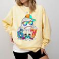 HUGvyn 6 7 Baseball Number Kid Drip Ice Cream Six Seven Meme Comfort Colors Sweatshirt Blue Spruce HUGvyn 6 7 Baseball Number Kid Drip Ice Cream Six Seven Meme Comfort Colors Sweatshirt Blue Spruce