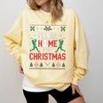 I’Ll Be Home For Christmas Baseball Ugly Sweater Art Comfort Colors Sweatshirt Blue Spruce I’Ll Be Home For Christmas Baseball Ugly Sweater Art Comfort Colors Sweatshirt Blue Spruce