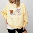 I'm Just Here For The Snacks Baseball Coquette Game Day Girl Comfort Colors Sweatshirt Blue Spruce I'm Just Here For The Snacks Baseball Coquette Game Day Girl Comfort Colors Sweatshirt Blue Spruce