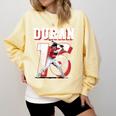 Jarren Duran Boston MLB Baseball Players MLBJDU201M Comfort Colors Sweatshirt Blue Spruce