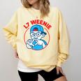 L7 Weenie Baseball Softball Comfort Colors Sweatshirt Blue Spruce L7 Weenie Baseball Softball Comfort Colors Sweatshirt Blue Spruce