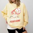 Mask On Fear Gone Baseball Catcher Softball Comfort Colors Sweatshirt Blue Spruce Mask On Fear Gone Baseball Catcher Softball Comfort Colors Sweatshirt Blue Spruce