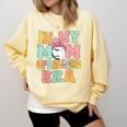 In My Mom Of Ballers Era Groovy Volleyball Baseball Mom Cute Comfort Colors Sweatshirt Blue Spruce In My Mom Of Ballers Era Groovy Volleyball Baseball Mom Cute Comfort Colors Sweatshirt Blue Spruce