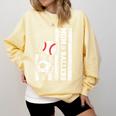 Mom Of Ballers USA Flag Soccer Baseball Mom Comfort Colors Sweatshirt Blue Spruce Mom Of Ballers USA Flag Soccer Baseball Mom Comfort Colors Sweatshirt Blue Spruce