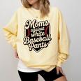 Moms Against Baseball Pants Baseball Mom Premium Tri-Blend Comfort Colors Sweatshirt Blue Spruce