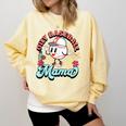 Retro Oily Baseball Mom Meme For Essential Oils Game Day Comfort Colors Sweatshirt Blue Spruce