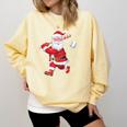 Santa Baseball Christmas Pajamas Xmas Men Kids Boys Comfort Colors Sweatshirt Blue Spruce