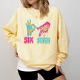 Six Seven 67 Meme Ice Cream Drip Baseball For Boy Kids Comfort Colors Sweatshirt Blue Spruce Six Seven 67 Meme Ice Cream Drip Baseball For Boy Kids Comfort Colors Sweatshirt Blue Spruce