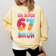Six Seven Bruh 67 Ice Cream Drip Baseball For Men Women Kids Comfort Colors Sweatshirt Blue Spruce Six Seven Bruh 67 Ice Cream Drip Baseball For Men Women Kids Comfort Colors Sweatshirt Blue Spruce
