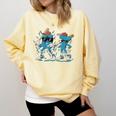 Six Seven Bruh Baseball 67 Meme For Men Boy Kids Comfort Colors Sweatshirt Blue Spruce