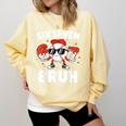 Six Seven Bruh Valentines Baseball Kids 67 Valentine Boys Comfort Colors Sweatshirt Blue Spruce