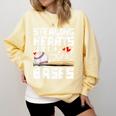 Stealing Hearts Like I Steal Bases Baseball Valentines Comfort Colors Sweatshirt Blue Spruce