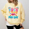 Teacher Kids Field Day 2026 Baseball Field Day Fun Day Comfort Colors Sweatshirt Blue Spruce