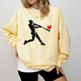 Valentines Day Baseball Batter Silhouette Heart Men Boys Kid Comfort Colors Sweatshirt Blue Spruce Valentines Day Baseball Batter Silhouette Heart Men Boys Kid Comfort Colors Sweatshirt Blue Spruce
