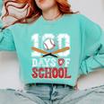100 Days Of School Baseball 100 Days Smarter Boys Student Comfort Colors Sweatshirt Butter