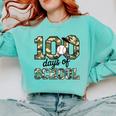 100 Days Of School Camo Baseball Camouflage For Kids Comfort Colors Sweatshirt Butter
