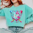 12th Birthday Boys Baseball Ice Cream Drip Boys Baseball Comfort Colors Sweatshirt Butter 12th Birthday Boys Baseball Ice Cream Drip Boys Baseball Comfort Colors Sweatshirt Butter