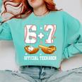 67 13 Year Old Official Teenager Baseball Boy 13th Birthday Comfort Colors Sweatshirt Butter