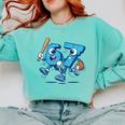 67 Six Seven Italian Brainrot Kid Baseball 67 Meme Christmas Comfort Colors Sweatshirt Butter